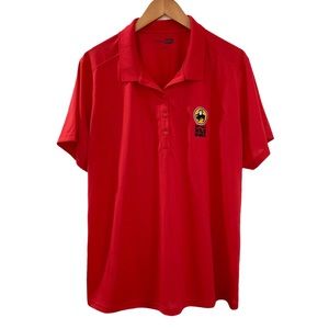 Buffalo Wild Wings Uniform Top Red Polo Shirt Size 3XL Workwear